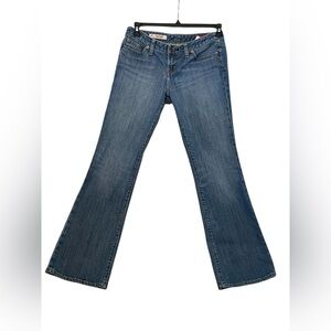 X2 bootcut with a Y2K style low rise‎ denim